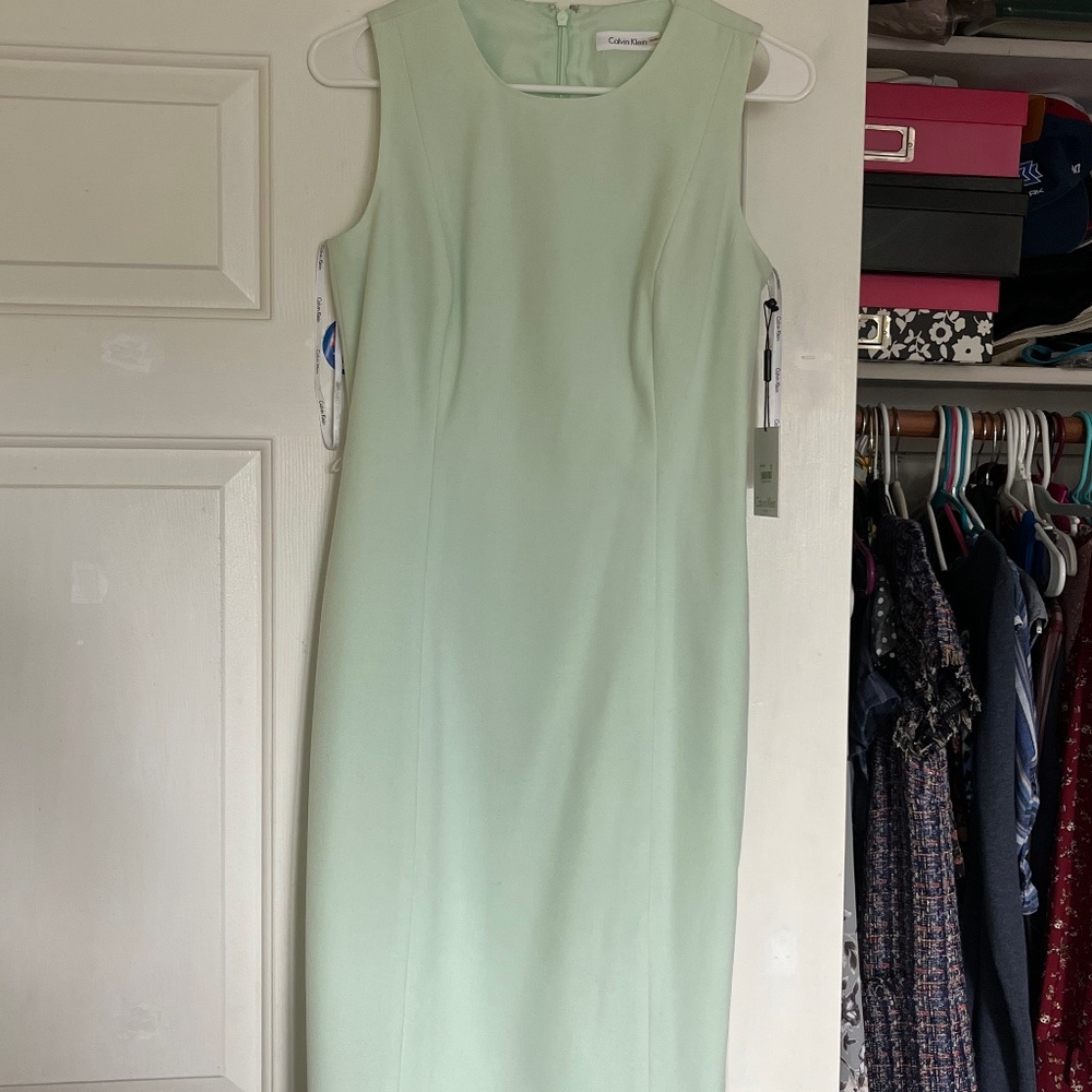 NWT Mint Green Calvin Klein Dress